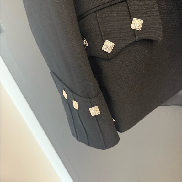 St. Kilda size 40 (10) rare wool Blazer with substantial silver accents. EVC - Picture 5 of 17